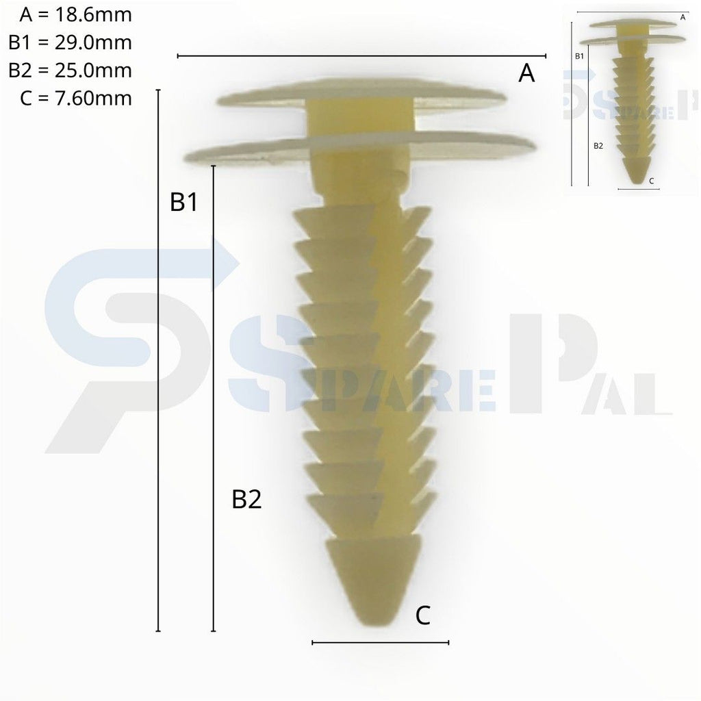 SPAREPAL FASTENER CLIP 樹形釘扣 SPL-10891