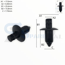이미지를 갤러리 뷰어에 로드 , SPAREPAL FASTENER CLIP 推進式定位扣 SPL-10998