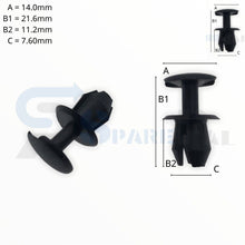 이미지를 갤러리 뷰어에 로드 , SPAREPAL FASTENER CLIP 推進式定位扣 SPL-11112