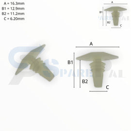 SPAREPAL FASTENER CLIP 密封式定位扣 SPL-10993