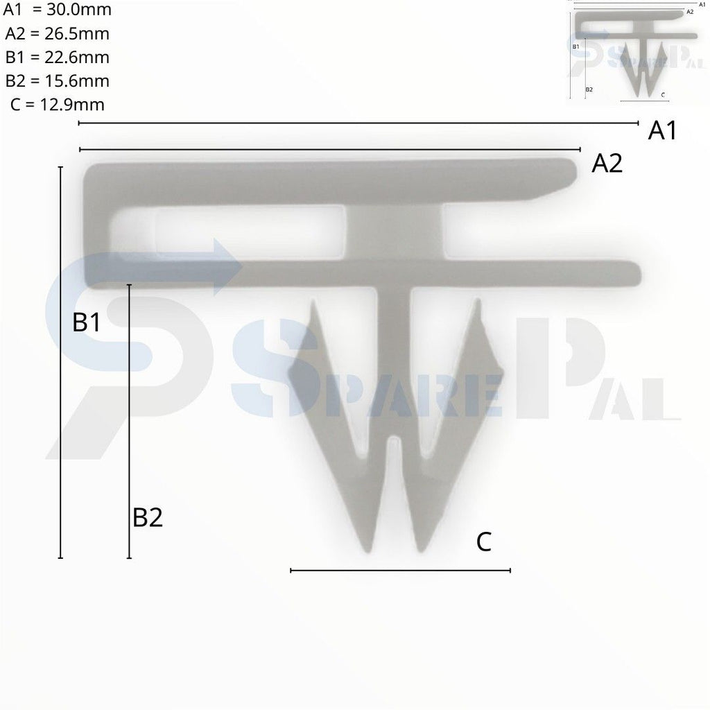 SPAREPAL FASTENER CLIP 護板扣 SPL-10389