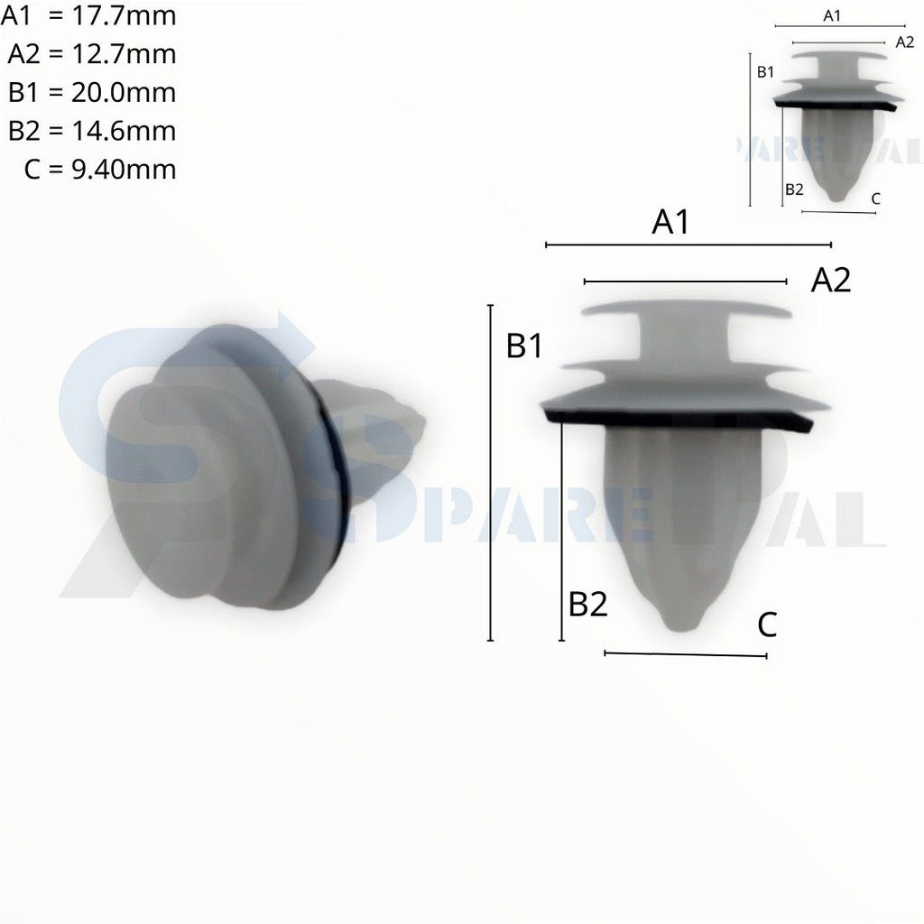 SPAREPAL FASTENER CLIP 護板扣 SPL-10283