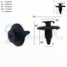 이미지를 갤러리 뷰어에 로드 , SPAREPAL FASTENER CLIP 推進式定位扣 SPL-11089