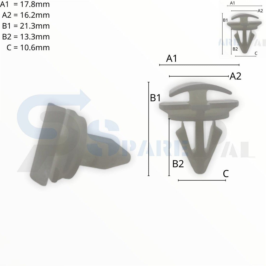 SPAREPAL FASTENER CLIP 護板扣 SPL-10292