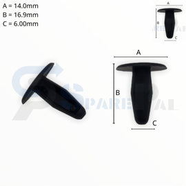 SPAREPAL FASTENER CLIP 密封式定位扣 SPL-10959