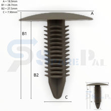 이미지를 갤러리 뷰어에 로드 , SPAREPAL FASTENER CLIP 樹形釘扣 SPL-11033