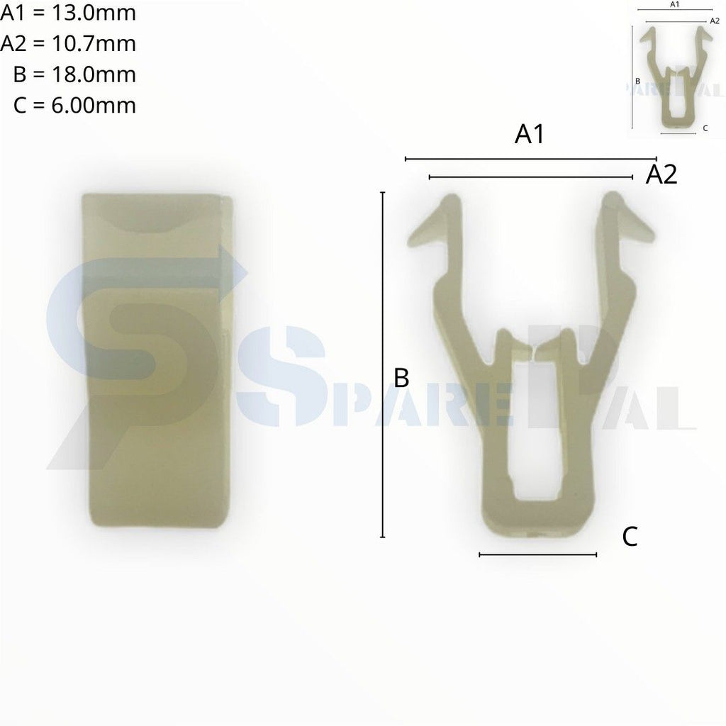 SPAREPAL FASTENER CLIP 導航儀釘扣 SPL-10212