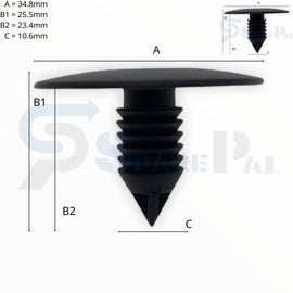 SPAREPAL FASTENER CLIP 樹形釘扣 SPL-10395