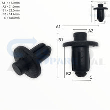 이미지를 갤러리 뷰어에 로드 , SPAREPAL FASTENER CLIP 推進式定位扣 SPL-11006