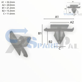 SPAREPAL FASTENER CLIP 護板扣 SPL-10393