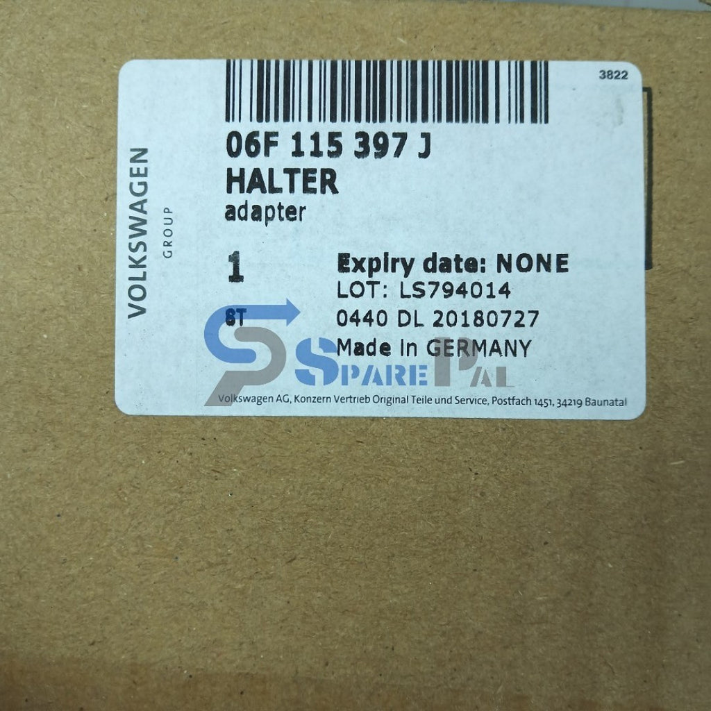 AUDI / VW  OIL FILTER BRACKET  06F-115-397J