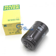 Load image into Gallery viewer, MANN OIL FILTER ELEMENT W 940/66