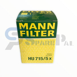OIL FILTER ELEMENT MANN FILTER HU7155X