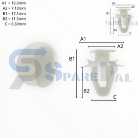 SparePal  Fastener & Clip SPL-10055