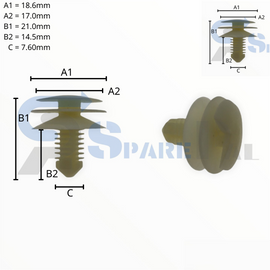 SparePal  Fastener & Clip SPL-10103