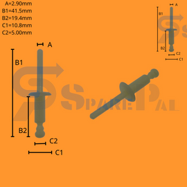 SparePal  Fastener & Clip SPL-10141