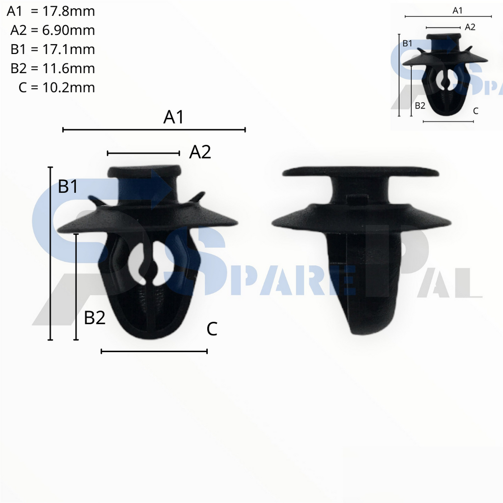 SparePal  Fastener & Clip SPL-10150