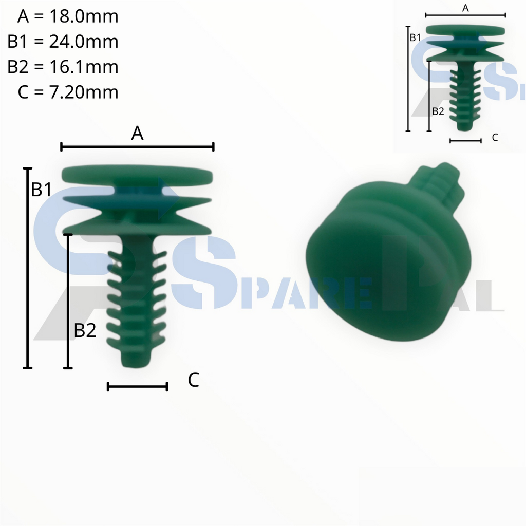 SparePal  Fastener & Clip SPL-10158