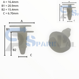 SparePal  Fastener & Clip SPL-10162