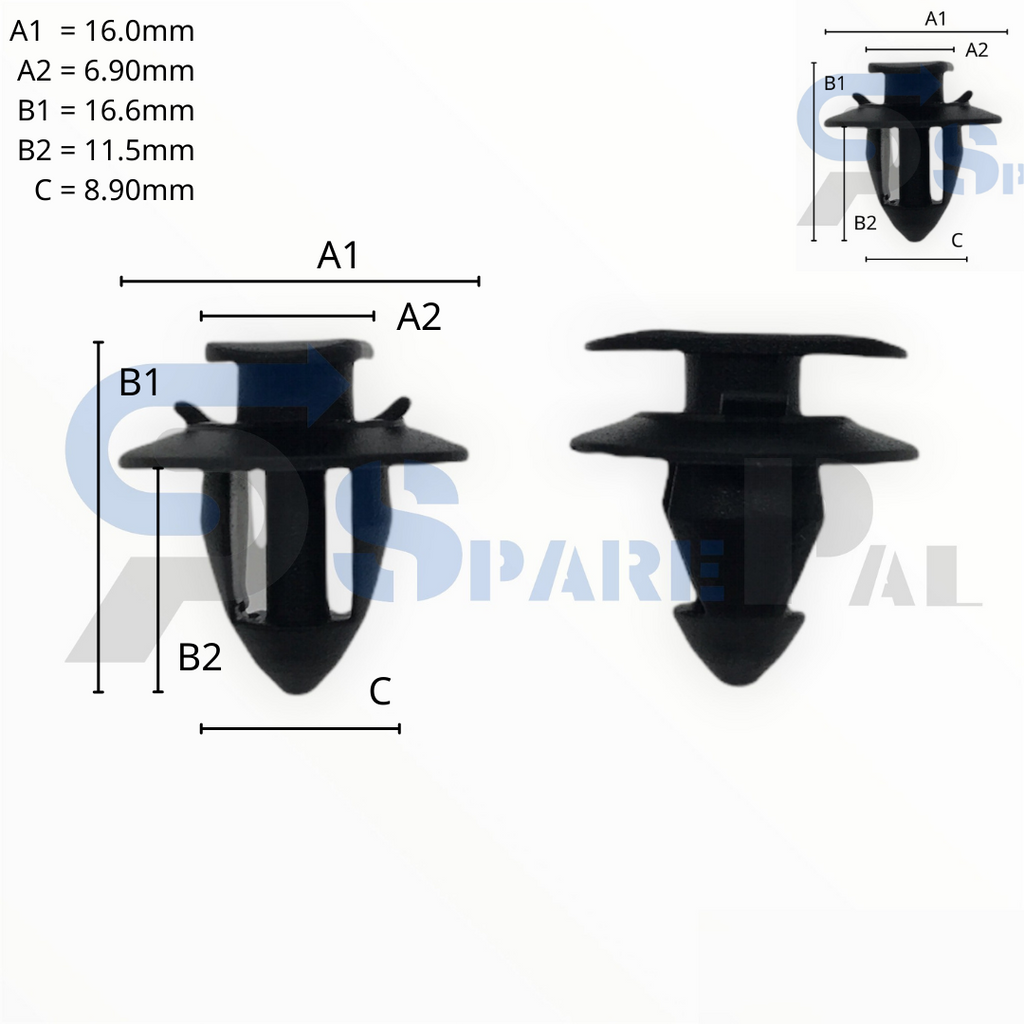 SparePal  Fastener & Clip SPL-10165