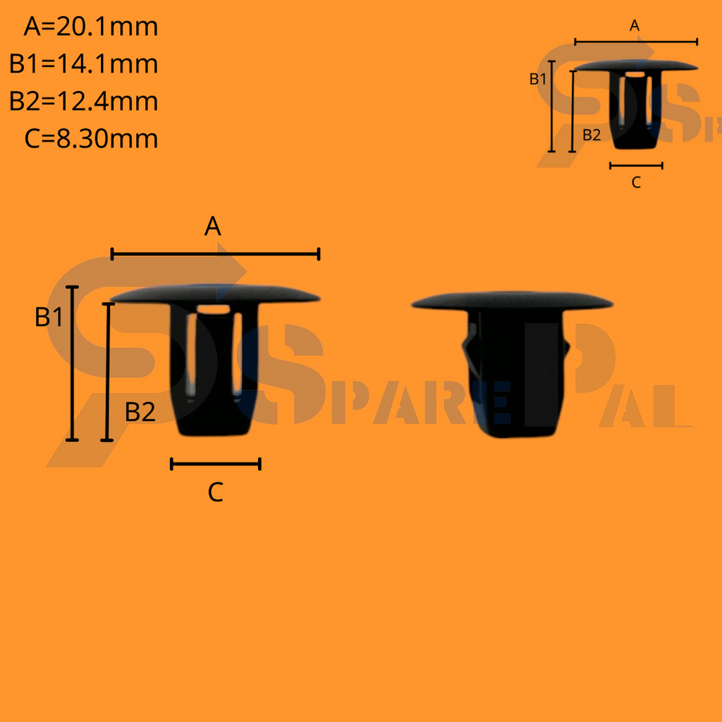 SparePal  Fastener & Clip SPL-10169