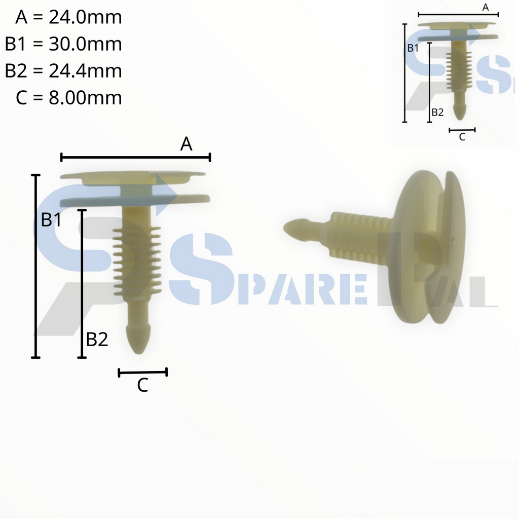 SparePal  Fastener & Clip SPL-10210