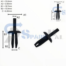 SparePal  Fastener & Clip SPL-10323