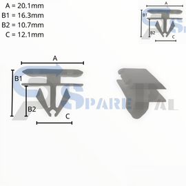 SparePal  Fastener & Clip SPL-10473