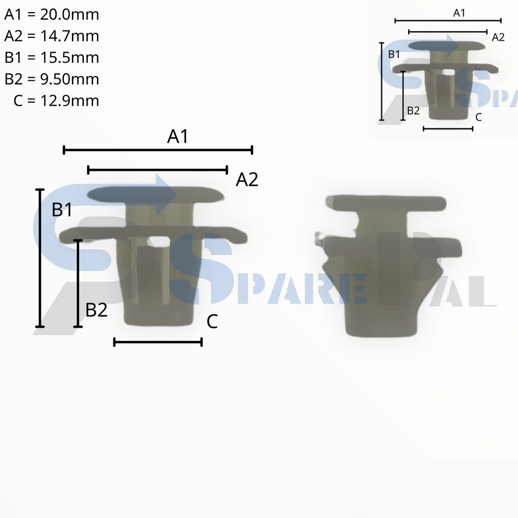SparePal  Fastener & Clip SPL-10480