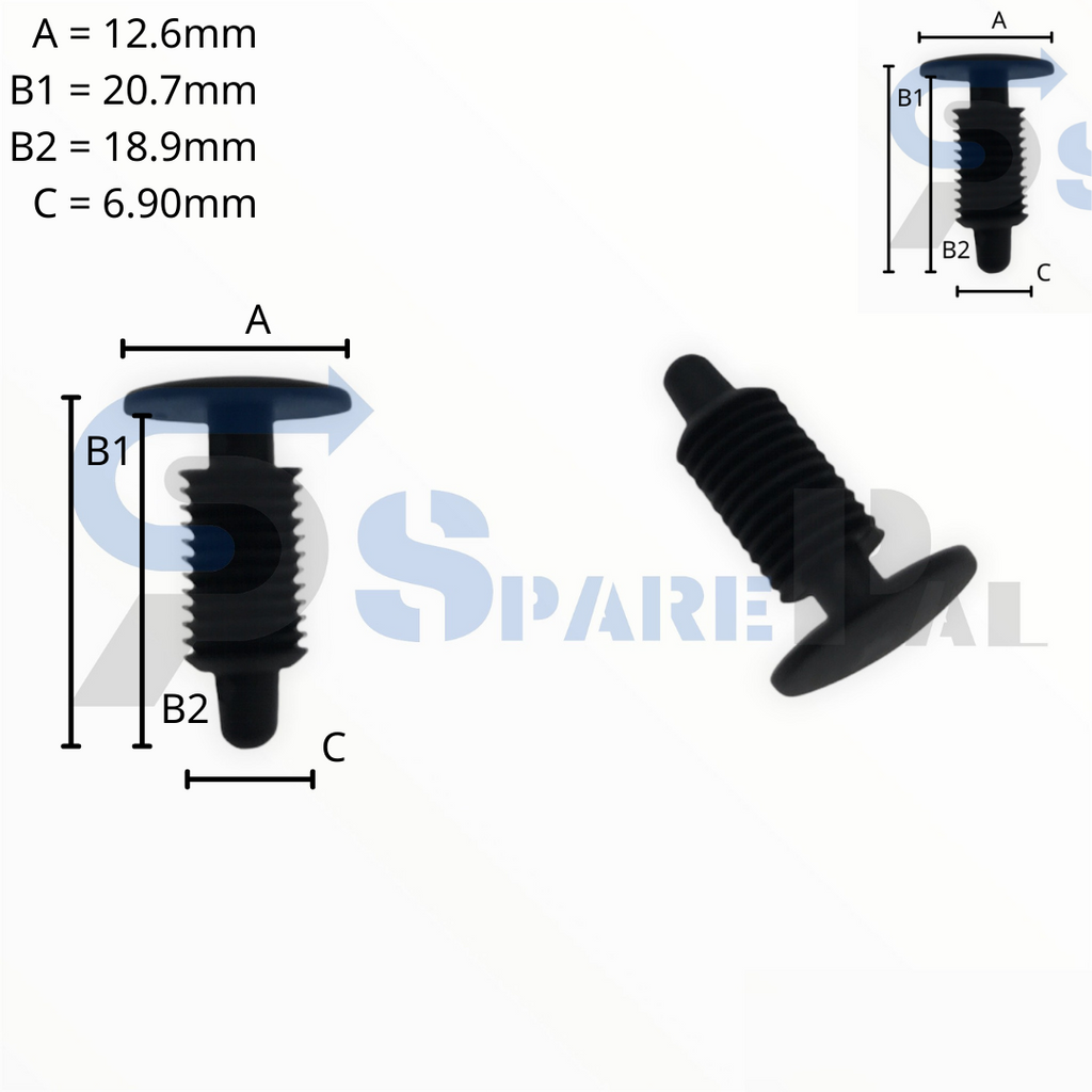 SparePal  Fastener & Clip SPL-10484