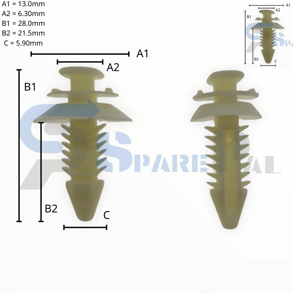 SparePal  Fastener & Clip SPL-10494