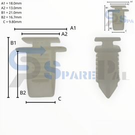 SparePal  Fastener & Clip SPL-10516