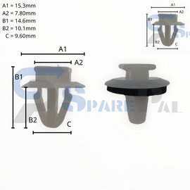 SparePal  Fastener & Clip SPL-10523