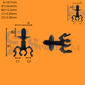 SparePal  Fastener & Clip SPL-10532