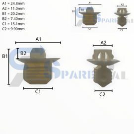 SparePal  Fastener & Clip SPL-10534