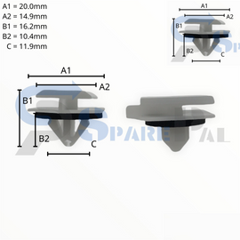 SparePal  Fastener & Clip SPL-10543