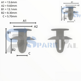 SparePal  Fastener & Clip SPL-10546