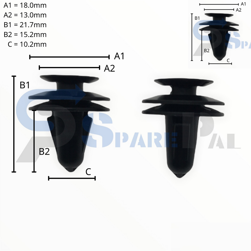 SparePal  Fastener & Clip SPL-10553