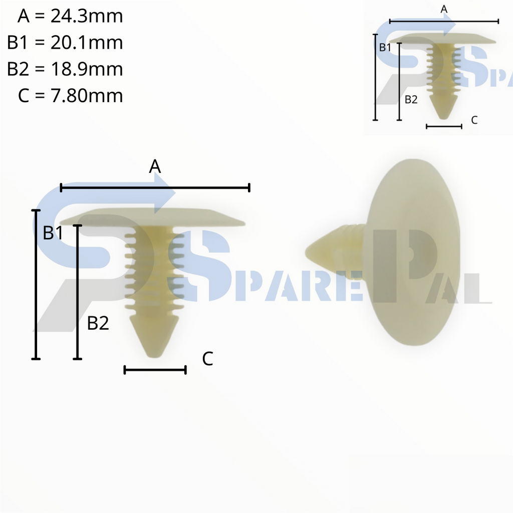 SparePal  Fastener & Clip SPL-10557