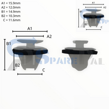 将图片加载到图库查看器，SparePal  Fastener &amp; Clip SPL-10560
