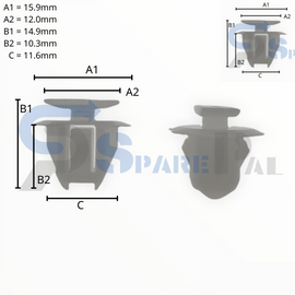 SparePal  Fastener & Clip SPL-10562