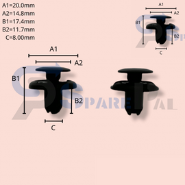 SparePal  Fastener & Clip SPL-10563