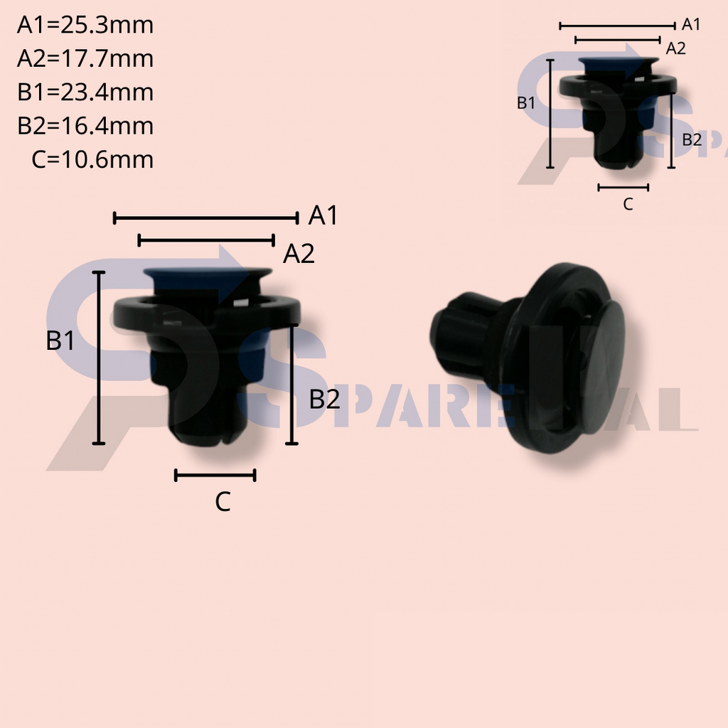 SparePal  Fastener & Clip SPL-10579