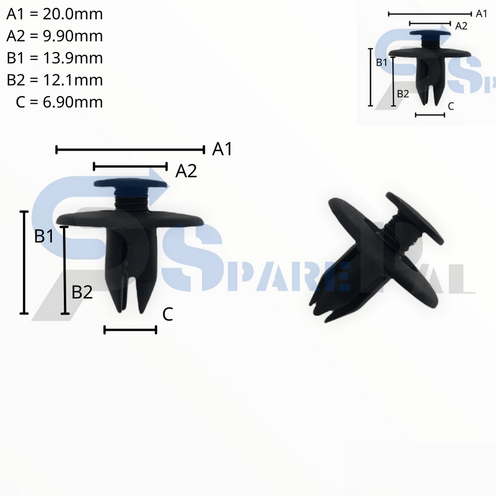 SparePal  Fastener & Clip SPL-10580