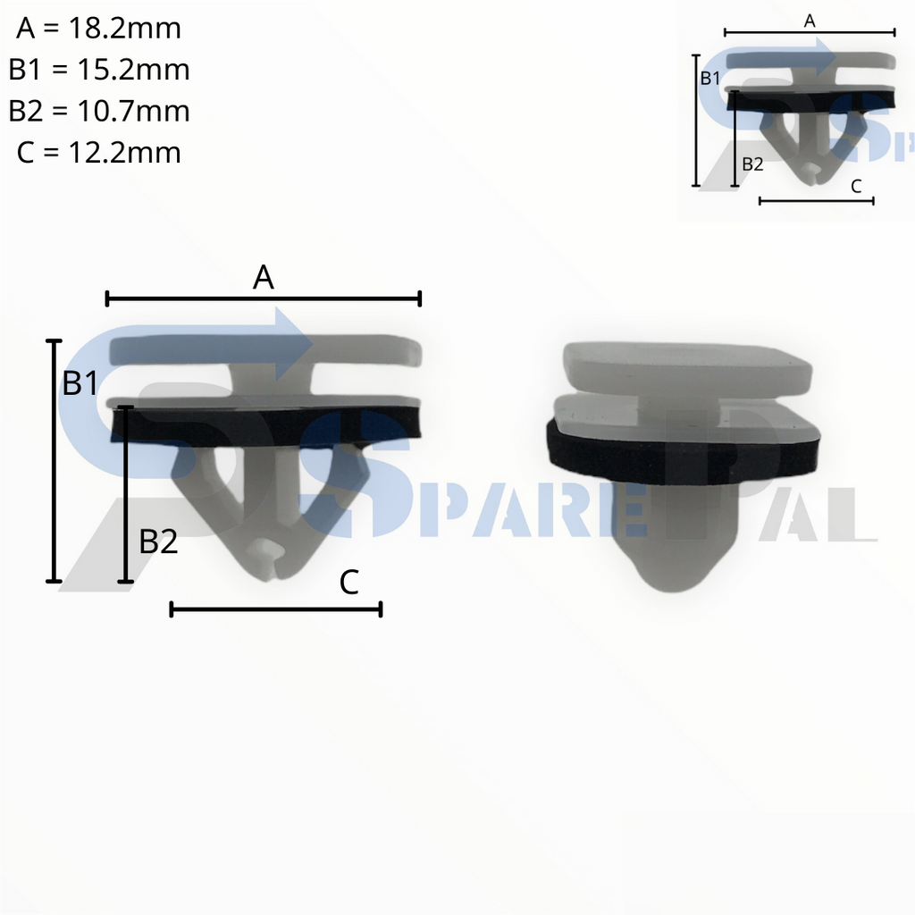 SparePal  Fastener & Clip SPL-10584