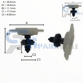 SparePal  Fastener & Clip SPL-10585