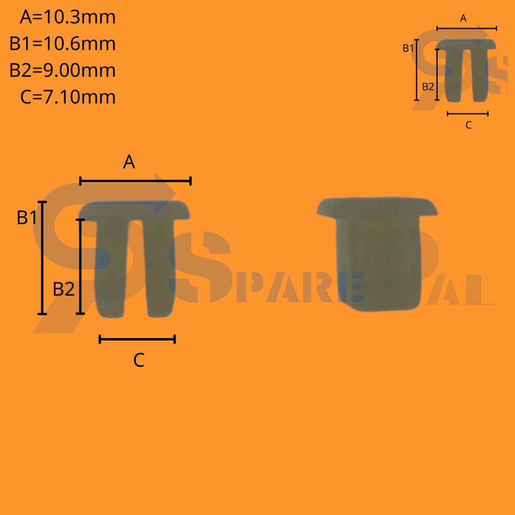 SparePal  Fastener & Clip SPL-10603