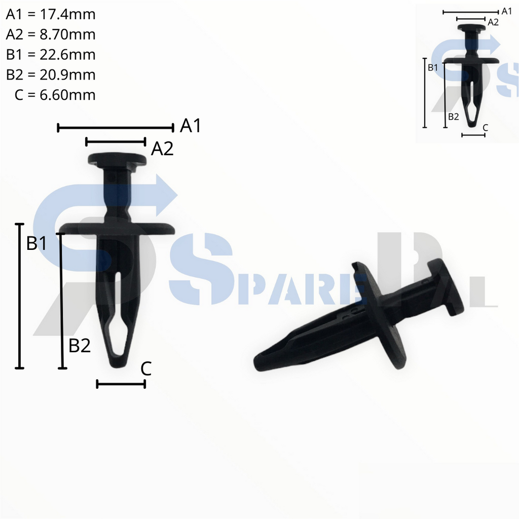 SparePal  Fastener & Clip SPL-10616