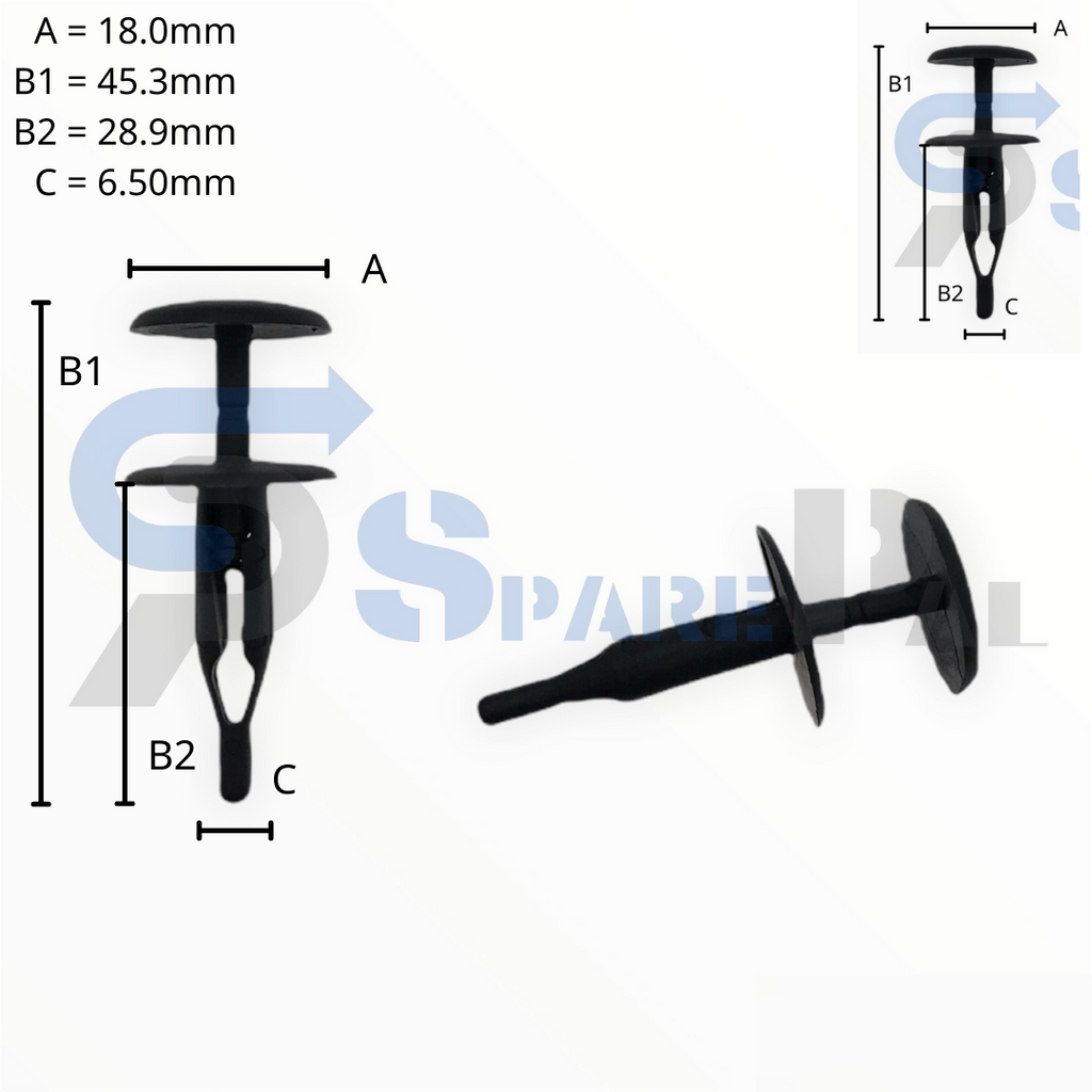 SparePal  Fastener & Clip SPL-10617