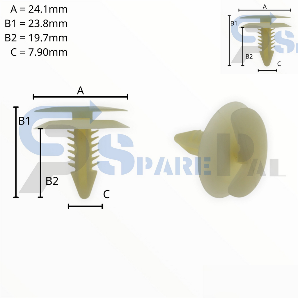SparePal  Fastener & Clip SPL-10624
